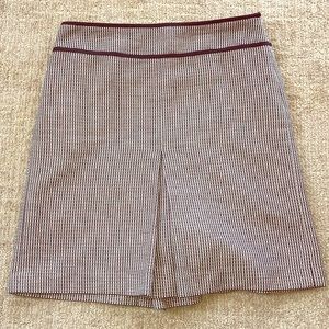 Ann Taylor LOFT (petite) | pleated skirt gray